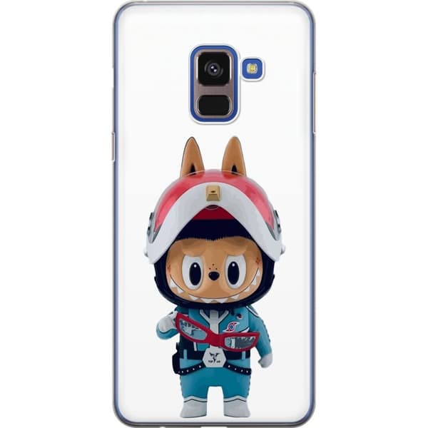 Samsung Galaxy A8 (2018) Genomskinligt Skal How2work Labubu The Monsters x Ultraman Blue Figure