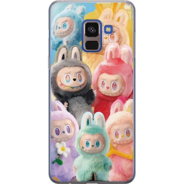 Samsung Galaxy A8 (2018) Gennemsigtig cover Labubu Skitse Stil