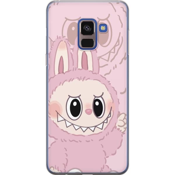 Samsung Galaxy A8 (2018) Gennemsigtig cover Labubu Floral Freak