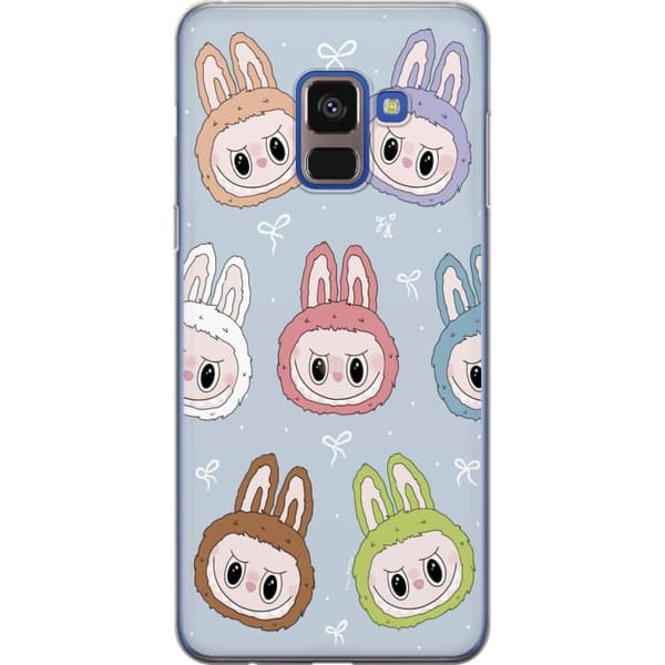 Samsung Galaxy A8 (2018) Gennemsigtig cover Labubu Star mønster