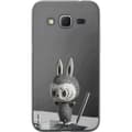 Miniatyrbillede 1 af 3: Samsung Galaxy Core Prime Gennemsigtig cover Pop Mart MEGA LABUBU LABUBU Sketch 1000%