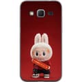Miniatyrbillede 1 af 3: Samsung Galaxy Core Prime Gennemsigtig cover Pop Mart The Monsters Labubu Held og Lykke Vinyl Plysdukke
