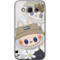Miniatyrbillede 1 af 3: Samsung Galaxy Core Prime Gennemsigtig cover Labubu Minimal Mood - Enkel og stilren monsterdesign