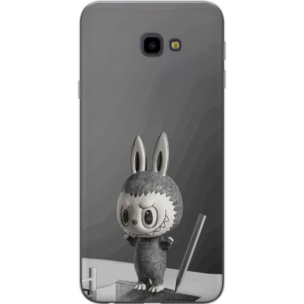 Samsung Galaxy J4+ Genomskinligt Skal Pop Mart MEGA LABUBU LABUBU Sketch 1000%