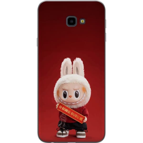 Samsung Galaxy J4+ Läpinäkyvä kuori Pop Mart The Monsters Labubu Onnea Vinyl Nukke