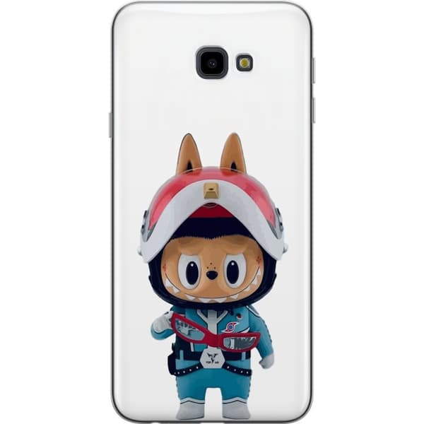 Samsung Galaxy J4+ Läpinäkyvä kuori How2work Labubu hirviöt x Ultraman Blue -hahmo