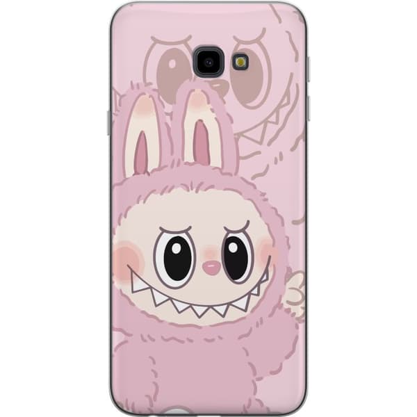 Samsung Galaxy J4+ Genomskinligt Skal Labubu Floral Freak – Blommigt monster i vintage-stil