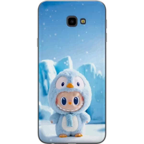 Samsung Galaxy J4+ Gennemsigtig cover sort ridder fortnite