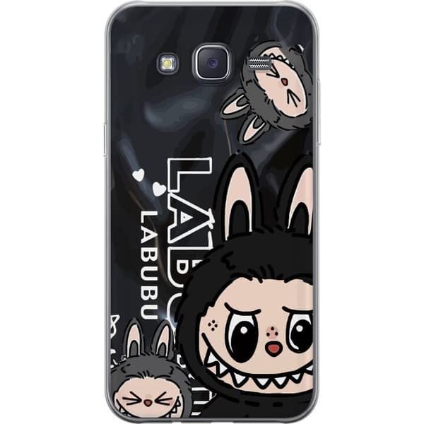 Samsung Galaxy J5 Genomskinligt Skal Labubu Black Energy – Svart mönster i streetstyle