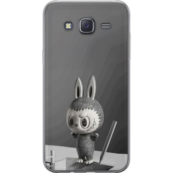 Samsung Galaxy J5 Genomskinligt Skal Pop Mart MEGA LABUBU LABUBU Sketch 1000%