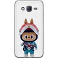 Miniatyrbillede 1 af 3: Samsung Galaxy J5 Gennemsigtig cover How2work Labubu Monstre x Ultraman Blue Figur