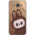 Miniatyrbillede 1 af 3: Samsung Galaxy J5 Gennemsigtig cover Labubu Skyde Sød - Hvid og Blå Design med Sød Stil