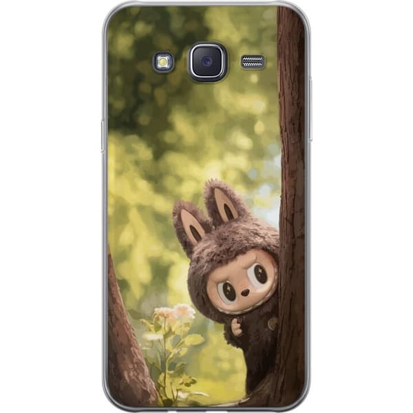 Samsung Galaxy J5 Genomskinligt Skal Labubu Graffiti Vibes – Gatukonst i monsterform