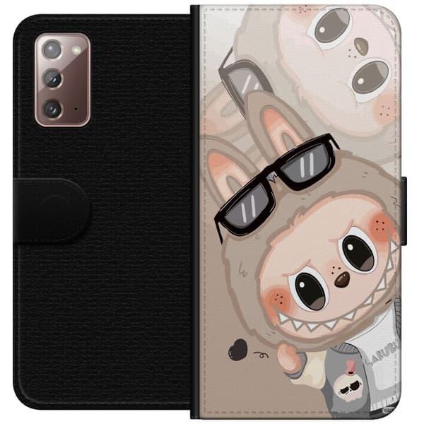 Samsung Galaxy Note20 Tegnebogsetui Labubu Rainbow Chaos