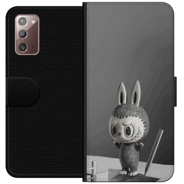 Samsung Galaxy Note20 Plånboksfodral Pop Mart MEGA LABUBU LABUBU Sketch 1000%