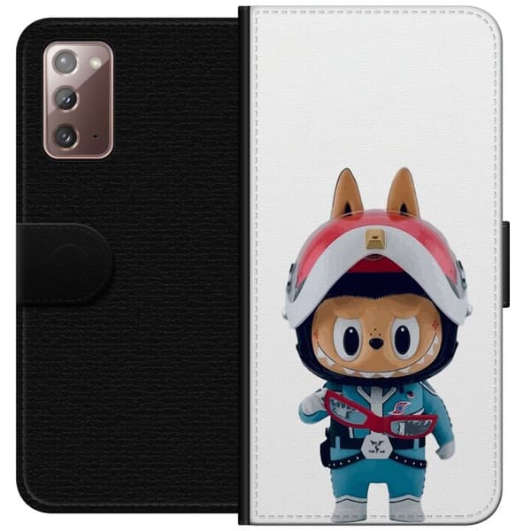 Samsung Galaxy Note20 Tegnebogsetui How2work Labubu Monstre x Ultraman Blue Figur