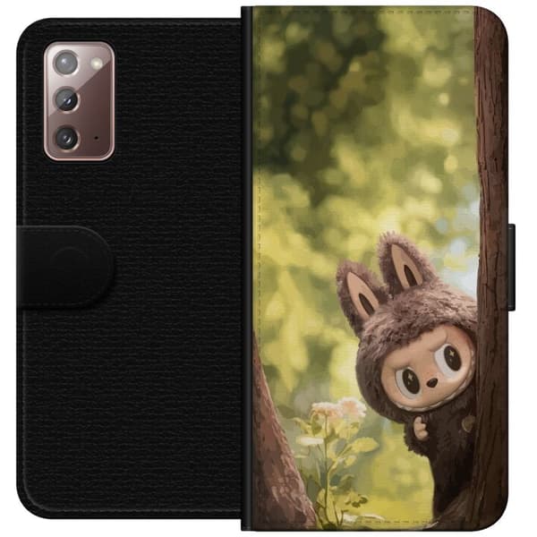 Samsung Galaxy Note20 Tegnebogsetui Labubu Graffiti Vibes – Gadekunst i monsterform