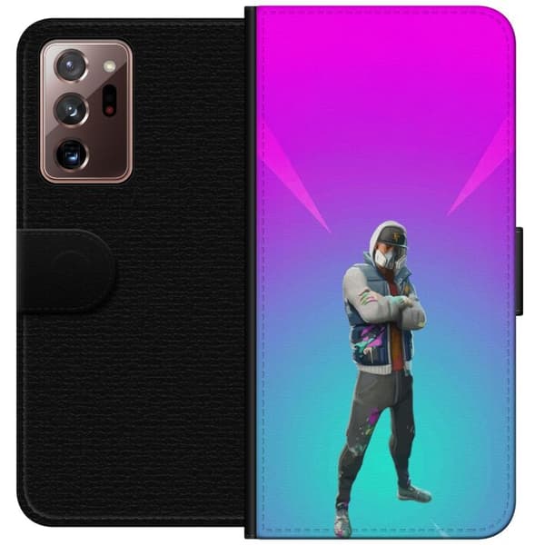 Samsung Galaxy Note20 Ultra Tegnebogsetui sort ridder fortnite