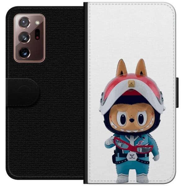 Samsung Galaxy Note20 Ultra Tegnebogsetui How2work Labubu Monstre x Ultraman Blue Figur