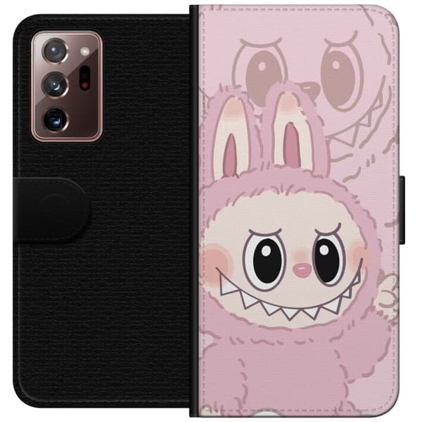 Samsung Galaxy Note20 Ultra Tegnebogsetui Labubu Floral Freak