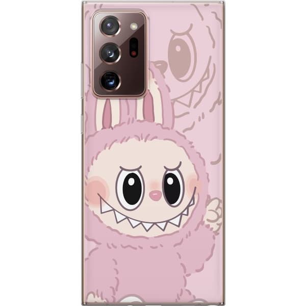 Samsung Galaxy Note20 Ultra Läpinäkyvä kuori Labubu Floral Freak