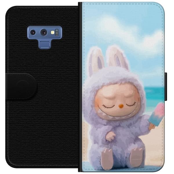 Samsung Galaxy Note9 Lompakkokotelo Labubu Vaaleanpunainen Tunnelma