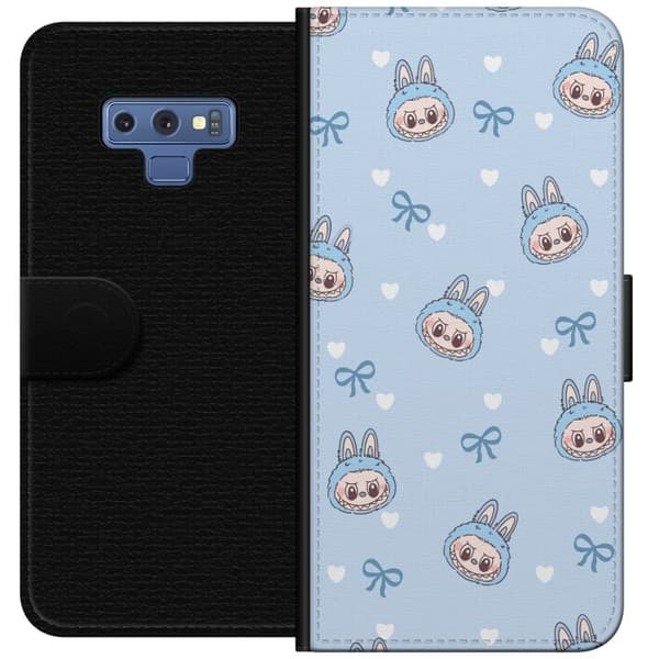 Samsung Galaxy Note9 Plånboksfodral Labubu Fire Spirit – Eldigt monster i rött och orange
