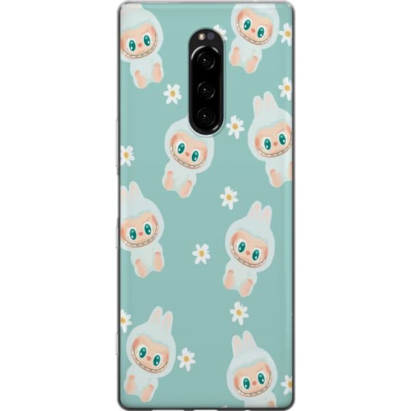 Sony Xperia 1 Gennemsigtig cover Labubu Candy Vibes