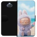Miniatyrbild 1 av 3: Sony Xperia 10 Plånboksfodral Labubu Pink Mood – Rosa monsterdesign