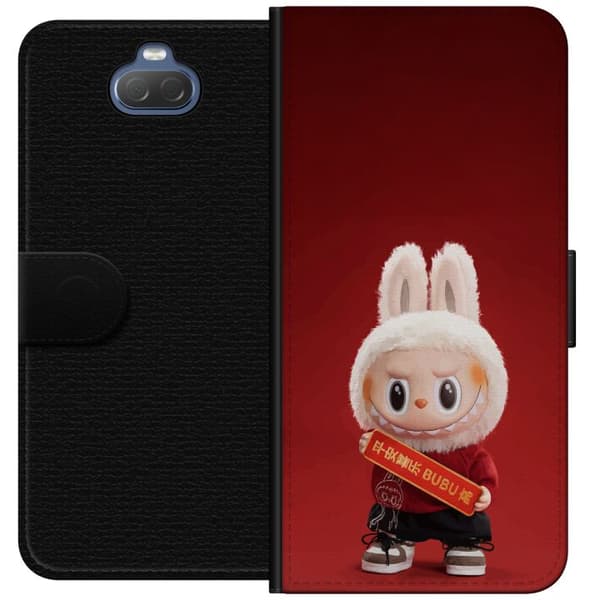 Sony Xperia 10 Lompakkokotelo Pop Mart The Monsters Labubu Onnea Vinyl Nukke