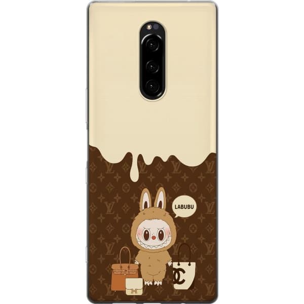 Sony Xperia 1 Genomskinligt Skal Labubu Blue Chill – Blå toner och lugnt uttryck