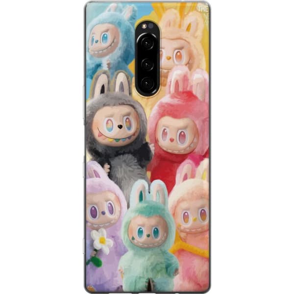 Sony Xperia 1 Gennemsigtig cover Labubu Skitse Stil