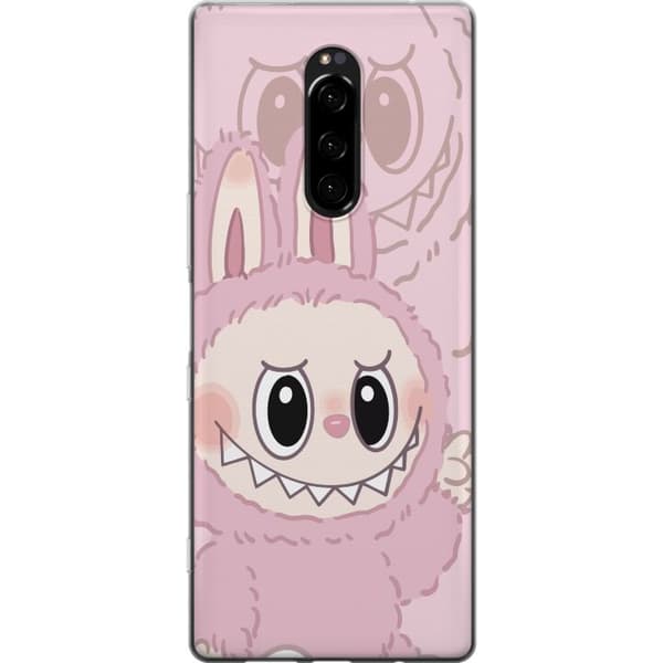 Sony Xperia 1 Gjennomsiktig deksel Labubu Floral Freak