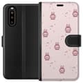 Pikkukuva 1 / 3: Sony Xperia 10 II Lompakkokotelo Labubu Neon Pop - Neonvärinen pop art hirviö