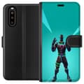 Pikkukuva 1 / 3: Sony Xperia 10 II Lompakkokotelo musta ritari fortnite