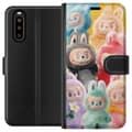 Pikkukuva 1 / 3: Sony Xperia 10 II Lompakkokotelo Labubu Luonnos Tyyli