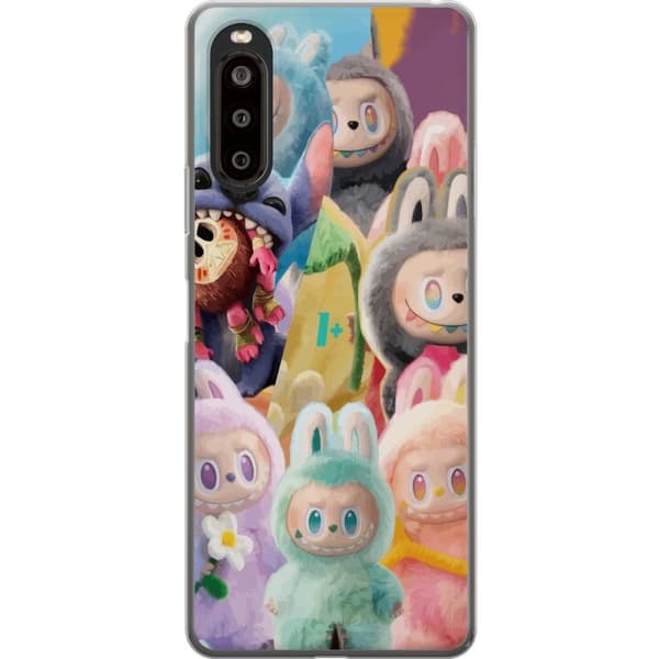 Sony Xperia 10 II Genomskinligt Skal big into energy labubu