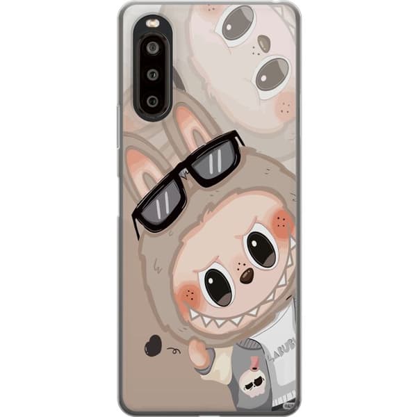 Sony Xperia 10 II Gjennomsiktig deksel Labubu Rainbow Chaos
