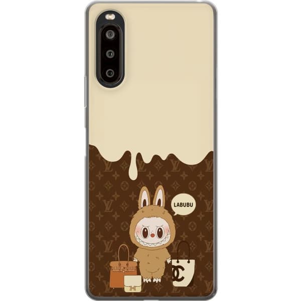Sony Xperia 10 II Läpinäkyvä kuori Labubu Blue Chill - Sinisen sävyt ja rauhallinen ilme