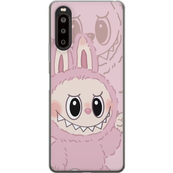 Sony Xperia 10 II Läpinäkyvä kuori Labubu Floral Freak