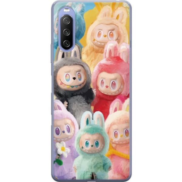 Sony Xperia 10 III Läpinäkyvä kuori Labubu Luonnos Tyyli
