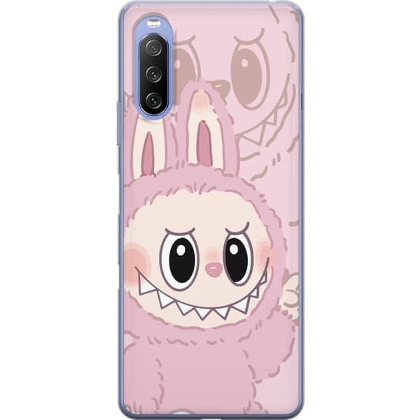 Sony Xperia 10 III Läpinäkyvä kuori Labubu Floral Freak