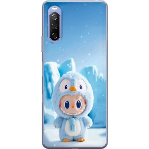 Sony Xperia 10 III Gennemsigtig cover sort ridder fortnite