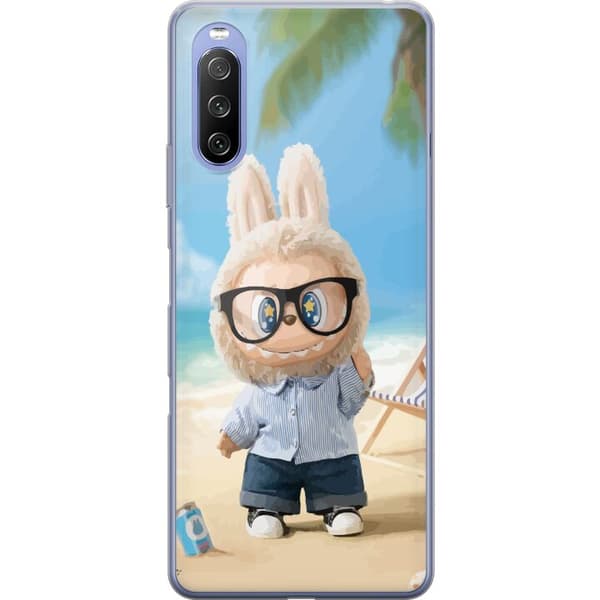 Sony Xperia 10 III Lite Genomskinligt Skal Labubu Dark Dreams – Mörk mystisk design