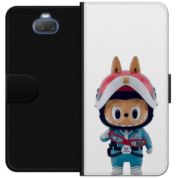 Sony Xperia 10 Plus Tegnebogsetui How2work Labubu Monstre x Ultraman Blue Figur