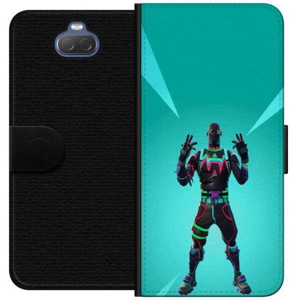 Sony Xperia 10 Plus Lommeboketui svart ridder fortnite