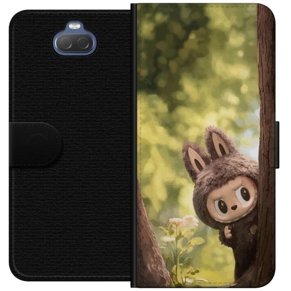 Sony Xperia 10 Plus Tegnebogsetui Labubu Graffiti Vibes – Gadekunst i monsterform