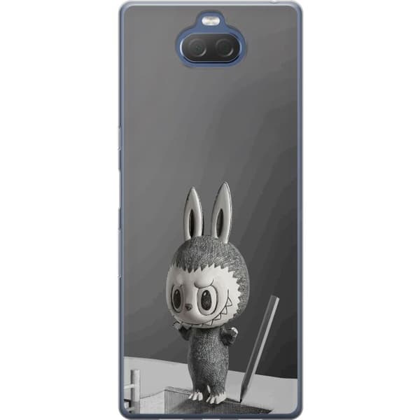 Sony Xperia 10 Plus Gennemsigtig cover Pop Mart MEGA LABUBU LABUBU Sketch 1000%