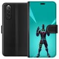 Miniatyrbilde 1 av 3: Sony Xperia 10 V Lommeboketui svart ridder fortnite
