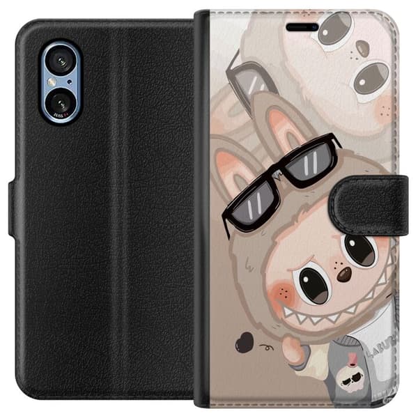 Sony Xperia 10 VI Tegnebogsetui Labubu Rainbow Chaos